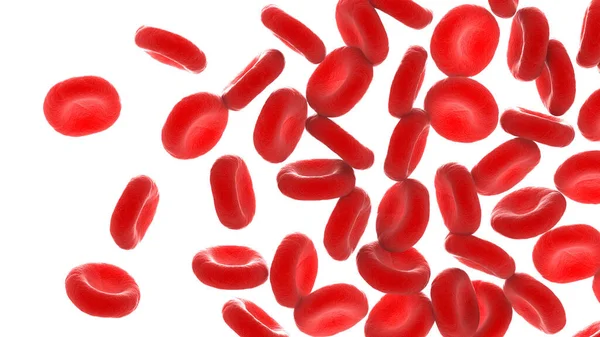 Röda Blodkroppar Illustration — Stockfoto