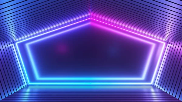 Abstract Neon Background Digital Illustration — Stock Photo, Image