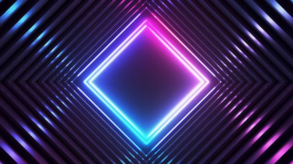 Abstrakter Neon Hintergrund Digitale Illustration — Stockfoto