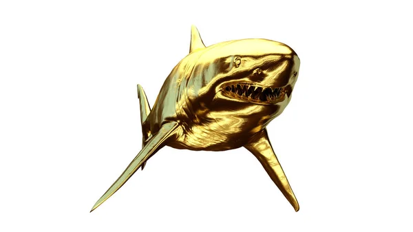 Иллюстрация Золотой Акулы — стоковое фото