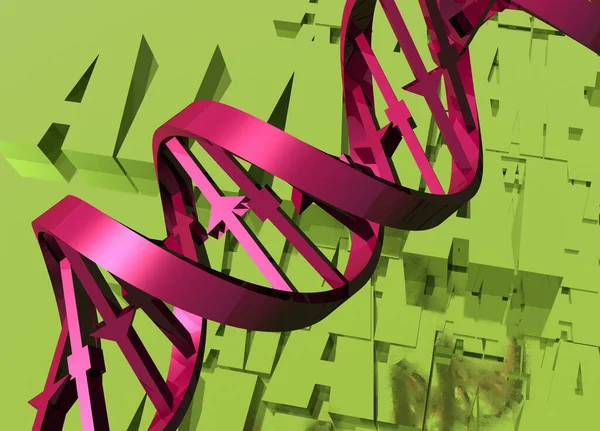 Deoxyribonucleic Acid Dna Research Conceptual Illustration — Stock Photo, Image