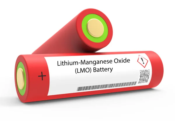 Batteri Litiummanganoxid Lmo Lmo Batterier Typ Uppladdningsbart Batteri Som Används — Stockfoto
