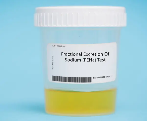 Fractional Excretion Sodium Fena Test Test Measures Amount Sodium Excreted — Stock Photo, Image