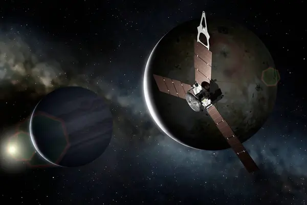 Décembre 2023 Engin Spatial Juno Explorant Système Jovien Est Approché — Photo