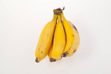 Whole banana bunch  isolated on white background