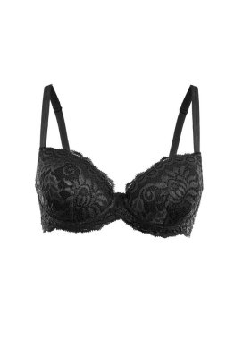 Sütyen, beyaz arka planda izole edilmiş görünmez manken üzerinde fotoğraflandı.