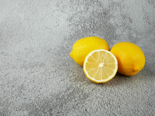 Lemons Stone Texture Background — ストック写真