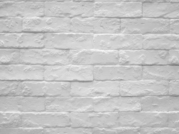 White Brick Wall Texture Pattern Background Close Brick Wall — Stock Photo, Image