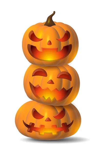 Holiday Halloween Zestaw Tematycznych Elementów Dekoracyjnych Projektowania Obiekty Stylu Kreskówki — Zdjęcie stockowe