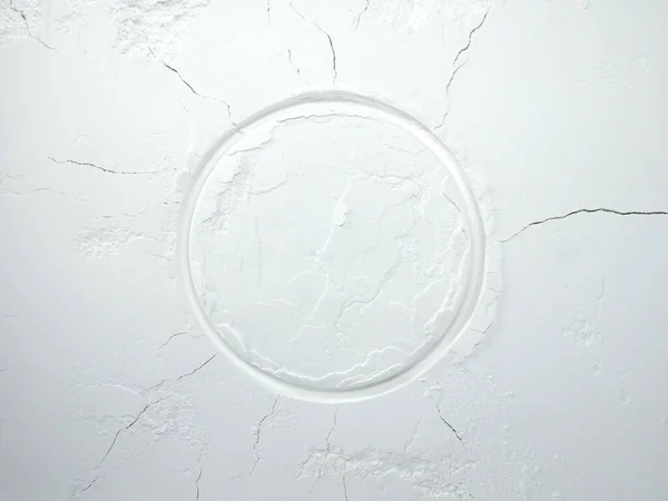 White Flour Texture Background Abstract Powder Texture White Powder Surface — ストック写真