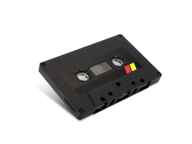 kaset beyaz arkaplanda izole edildi