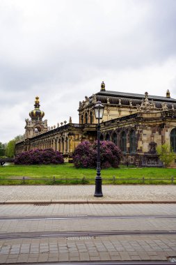 Güzel Dresden, Zwinger Müzesi, Almanya. Eski şehirler