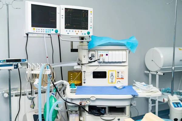 Equipamento Cirurgia Moderna Computador Sala Cirurgia Hospitalar — Fotografia de Stock