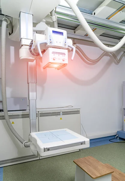 Hospital light radiology diagnostic. X-ray modern medical equipment.