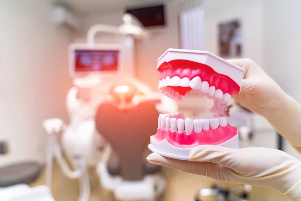 Teeth Dental Examination Hospital Orthodontic Treatment — Stock Photo, Image
