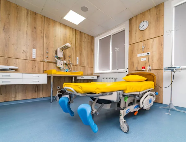 Sterilt Tomt Modernt Sjukhusrum Utrustning För Sjukvårdsbehandling — Stockfoto