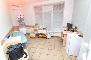 Biotechnology science diagnosing. Hospital diagnostic healthcare laboratory.