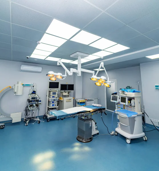 New technologies surgery equipment. Sterile empty emergency modern room.