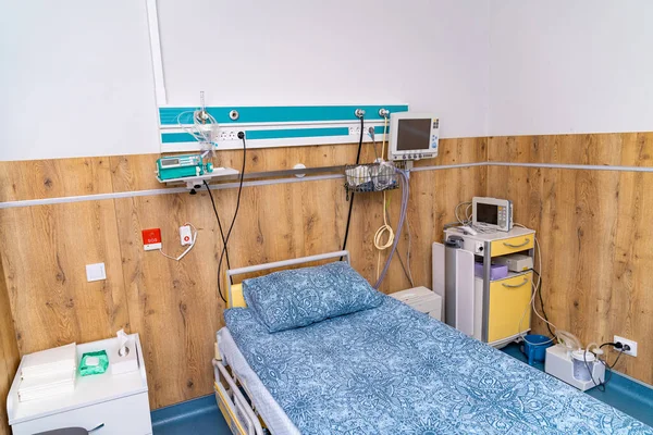 Emergency ward in private hospital. Comfortable medical bedroom.