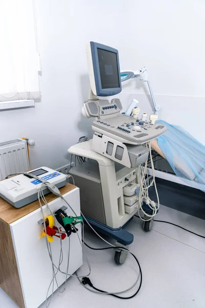 Ultrasound hospital devices. Diagnostic medical equipment.