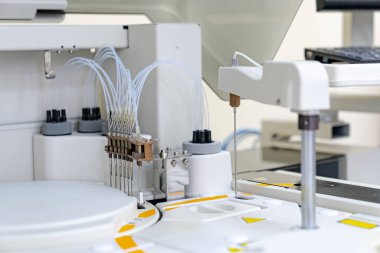 Modern teknoloji laboratuvarı. Bilimsel sağlık araştırmaları.