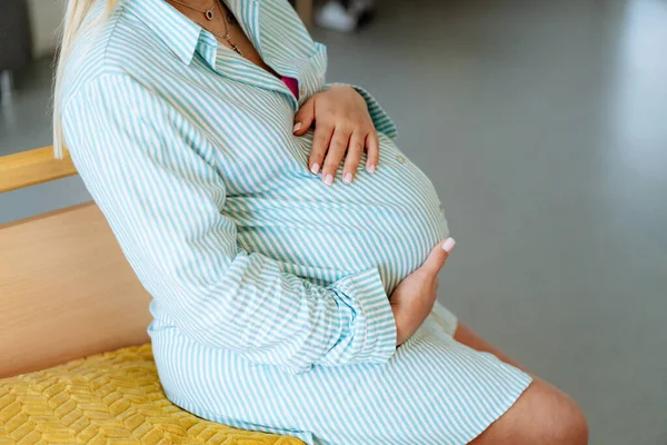 Těhotná Žena Čeká Dítě Mateřství Krásná Matka — Stock fotografie