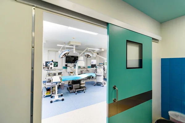 Innovative modern surgery room. Medical operation microsurgery ward.
