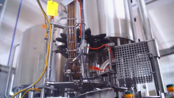 Equipo Producción Fábrica Equipos Industriales Para Producción Aceite Girasol — Vídeos de Stock