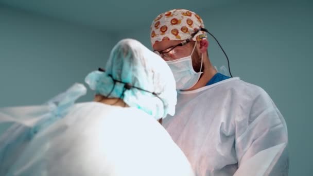 プラスチック手術 リポジション アブドミノペストリー 外科用インストゥルメント — ストック動画