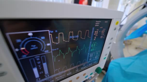 Tüdő Oxigénnel Való Szellőztetése Covid Koronavírus Azonosítása Tüdőgyulladás Diagnosztizálása Pandémia — Stock videók