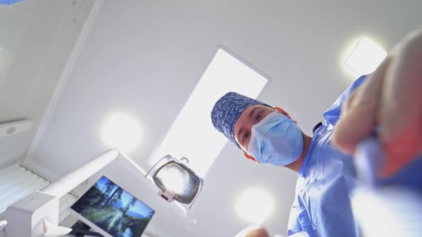 기기를 외과의사 환자의 — 비디오