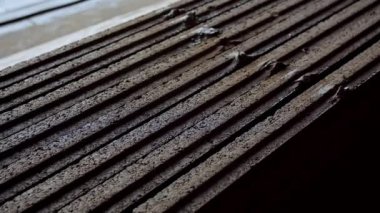 İnşaat malzemesi manzarası. Malzeme üretim endüstrisinin kapatılması