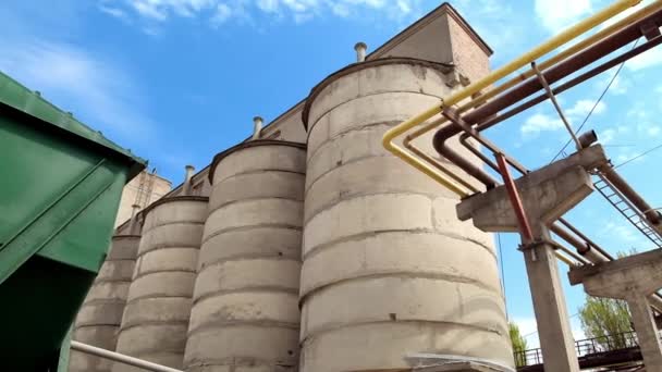Endüstriyel Ekipman Taş Çakıl Malzemelerini Ezmek Toplamak Için Ağır Makineler — Stok video