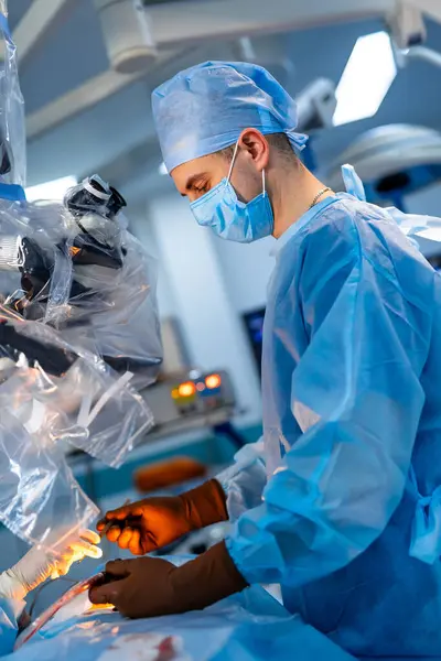 Sterile medical technologies. Surgery modern operation process.