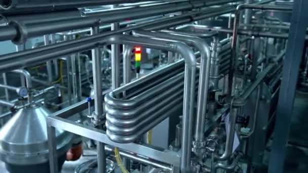 乳制品专用管道 乳制品加工用复合管材 — 图库视频影像