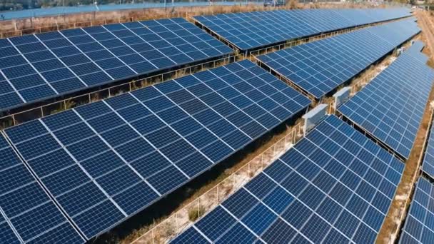 Batería Solar Solar Renovable Moderna Tecnología Verde Sol Batería — Vídeos de Stock