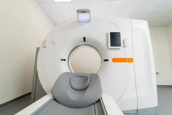 Large diagnostic healthcare device. Computer hospital scanning technologies.
