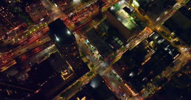 Živé Ulice Nikdy Nespícího New Yorku Usa Četná Auta Projíždějící — Stock video