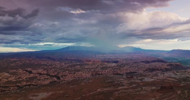 Fantastica Vista Panoramica Del Parco Nazionale Sion Nello Utah Usa — Video Stock