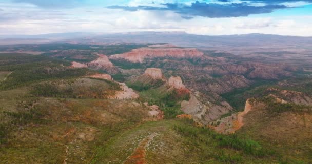 Verbazingwekkend Landschap Van Prachtige Bergen Zion National Park Utah Usa — Stockvideo