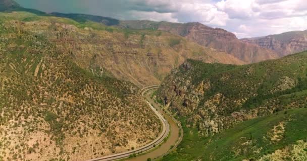 Vue Magnifique Sur Les Belles Montagnes État Colorado États Unis — Video