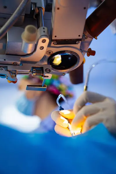 Operating equipment technologies. Surgery hospital process close up.