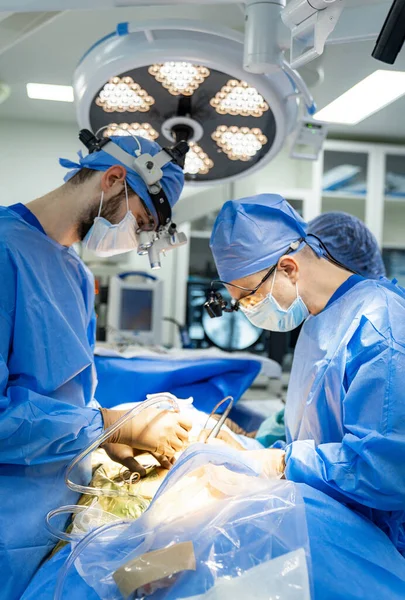Teamarbeit Der Chirurgie Modernen Krankenhaus Neues Konzept Für Chirurgische Technologien — Stockfoto