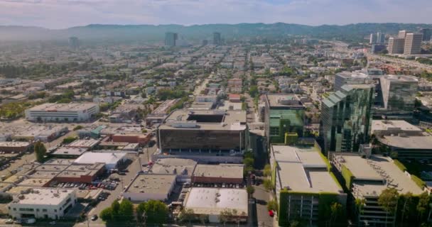 Çok Sayıda Çok Katlı Bina Los Angeles Abd Nin Düşük — Stok video