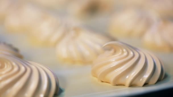 Γλυκά Ζαχαρωτά Ζαχαρωτά Εργοστάσιο Γλυκών Τροφίμων Εργοστάσιο Παρασκευής Ζαχαρότευτλων — Αρχείο Βίντεο