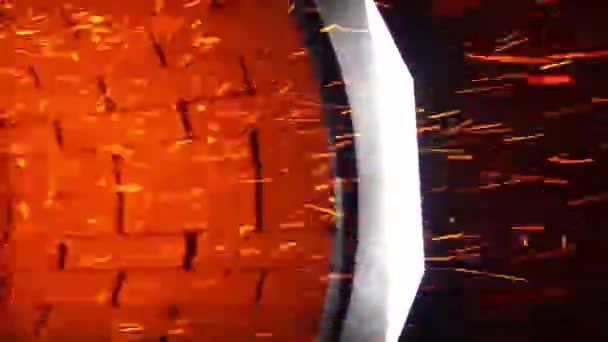 Des Étincelles Envolent Texture Papier Peint Effet Volant — Video