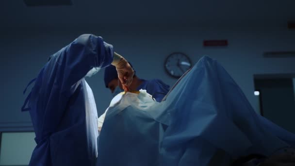 Neurochirurgia Nowoczesnej Opieki Zdrowotnej Izba Przyjęć Szpitalu — Wideo stockowe