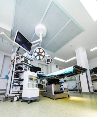 Steril modern acil servis. Tıbbi yeni teknolojiler.