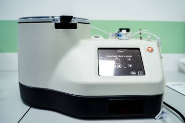 Yeni teknoloji tıp ekipmanları. Hastane Tıp Modern Laboratuarı.