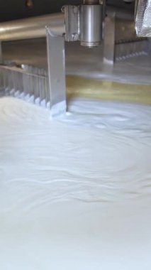 Süt ürünlerinin hazırlanması. Süt ürünleri hazırlama için özel makine
